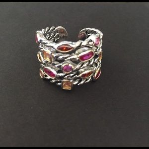 Silver Confetti Ring