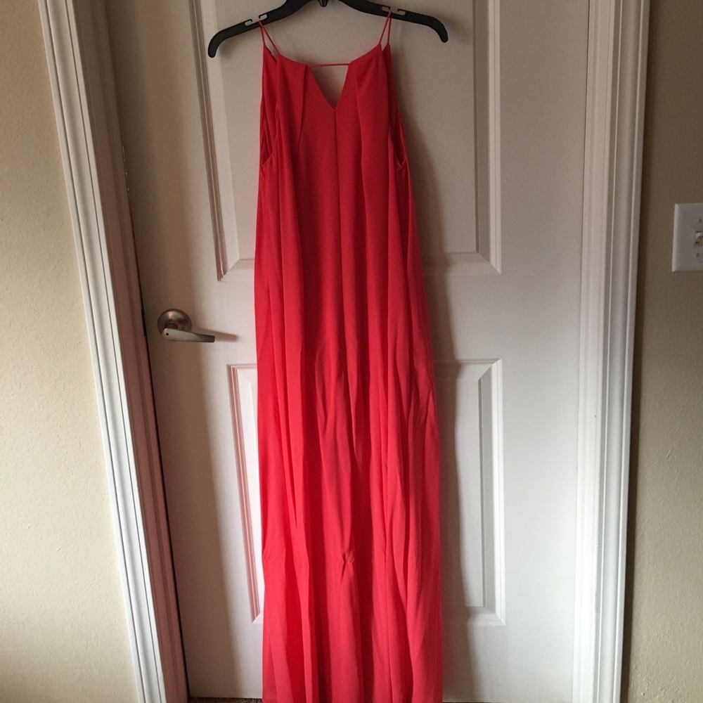NWT she and sky coral maxi
