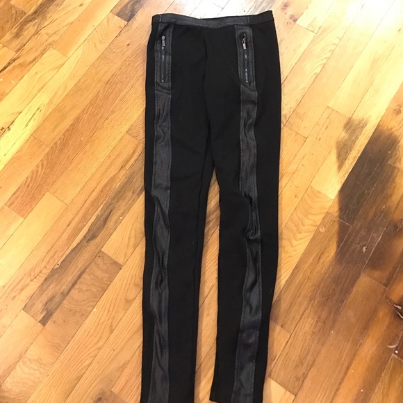 BCBG MAX AZRIA w/ leather and zipper accents - Picture 1 of 2