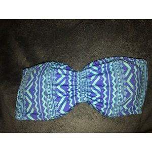 Blue Padded Bandeau