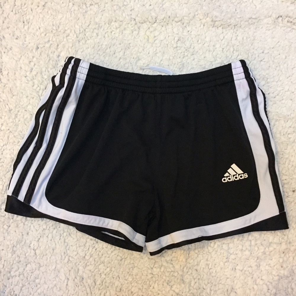 Adidas black/white shorts 🏁