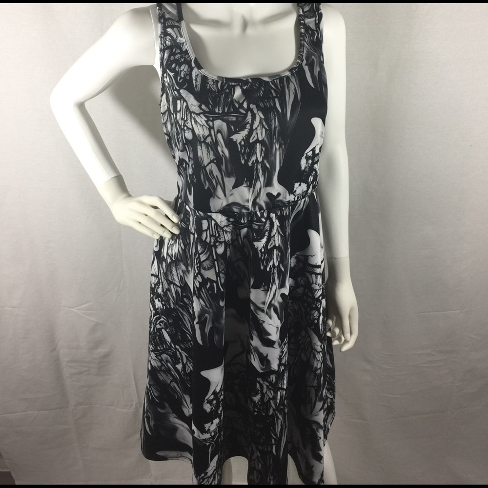 Torrid Black&White Sleeveless Dress