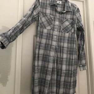 Plaid T-Shirt dress