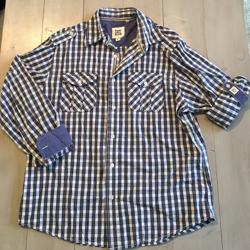 Men's Paper Denim Cloth Size Large