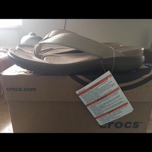 Crocs women's flip flops