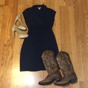 DressBarn navy blue dress