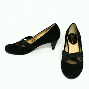 Cole Haan Nike Air Lyric Black Suede Pumps
