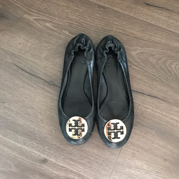 Tory Burch Shoes - Tory Burch Black Reva's