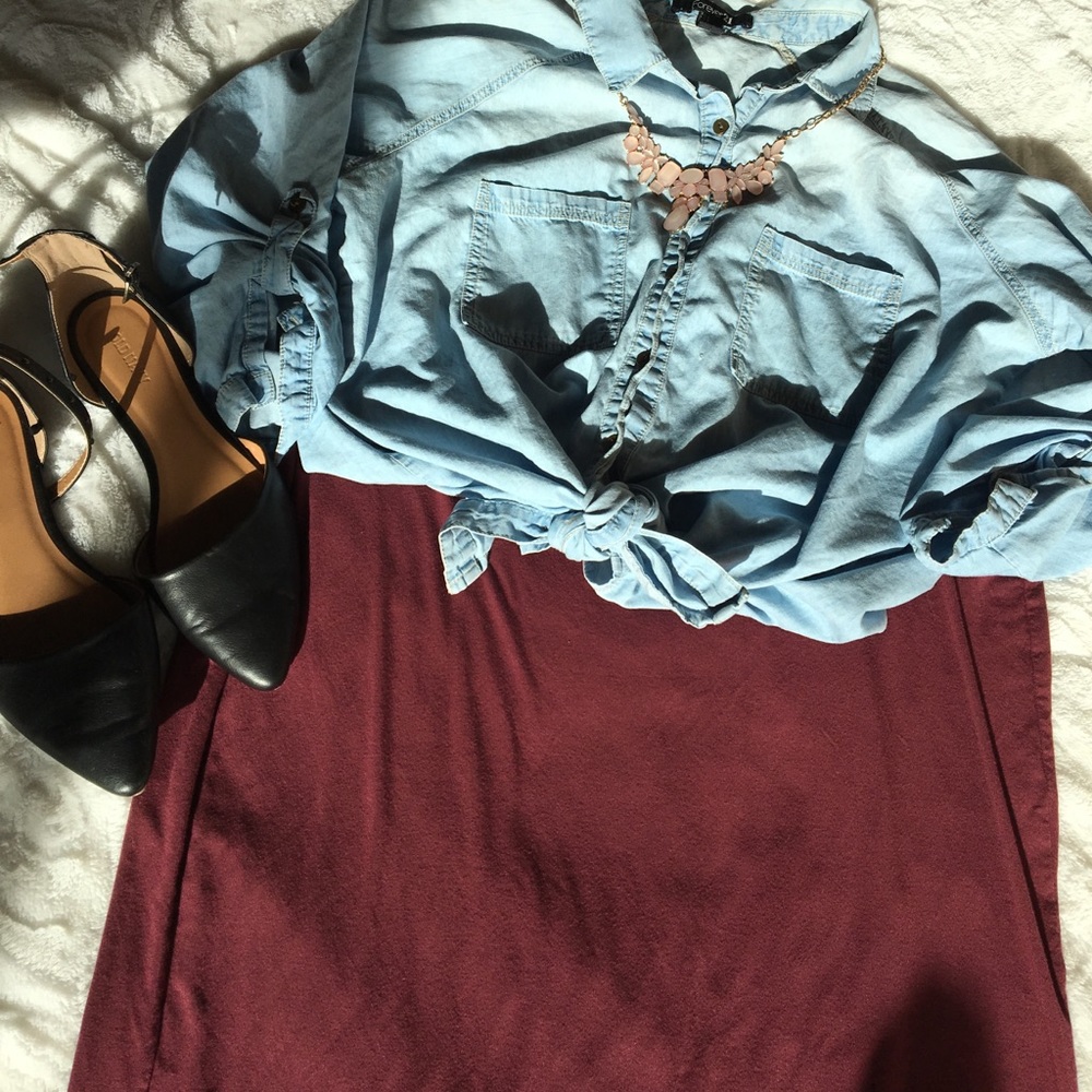 Old Navy knit pencil skirt