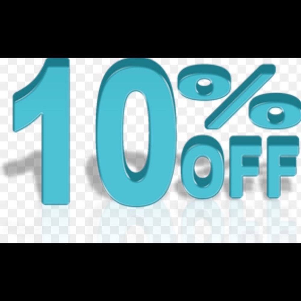 Everything in my closet right now is 10% off!