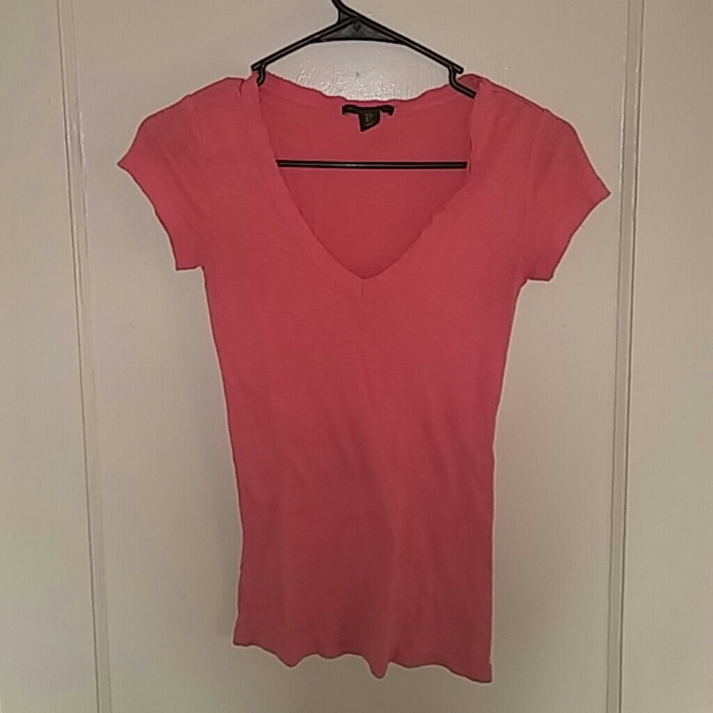 Coral V neck