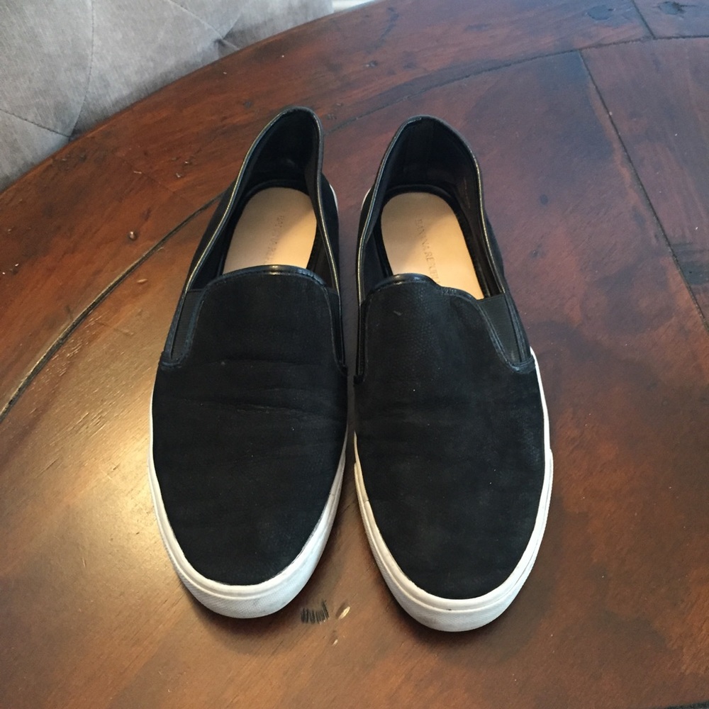 Banana Republic Black Slip Ons