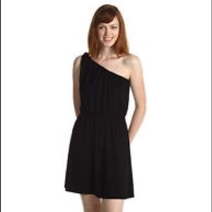 Michael Stars one shoulder black dress