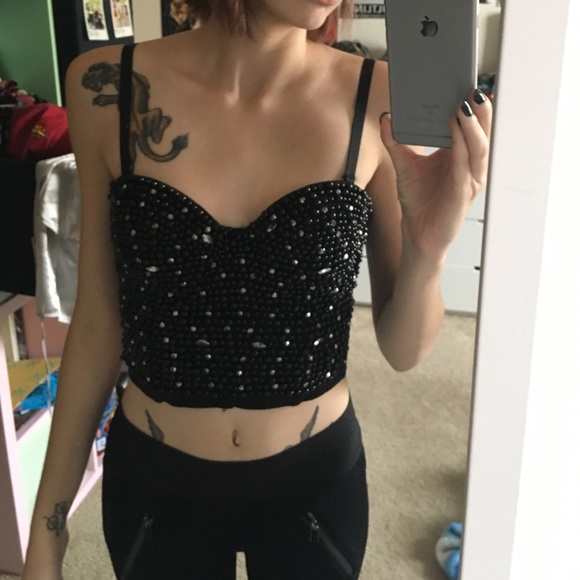 Beaded Bustier - Picture 1 of 4