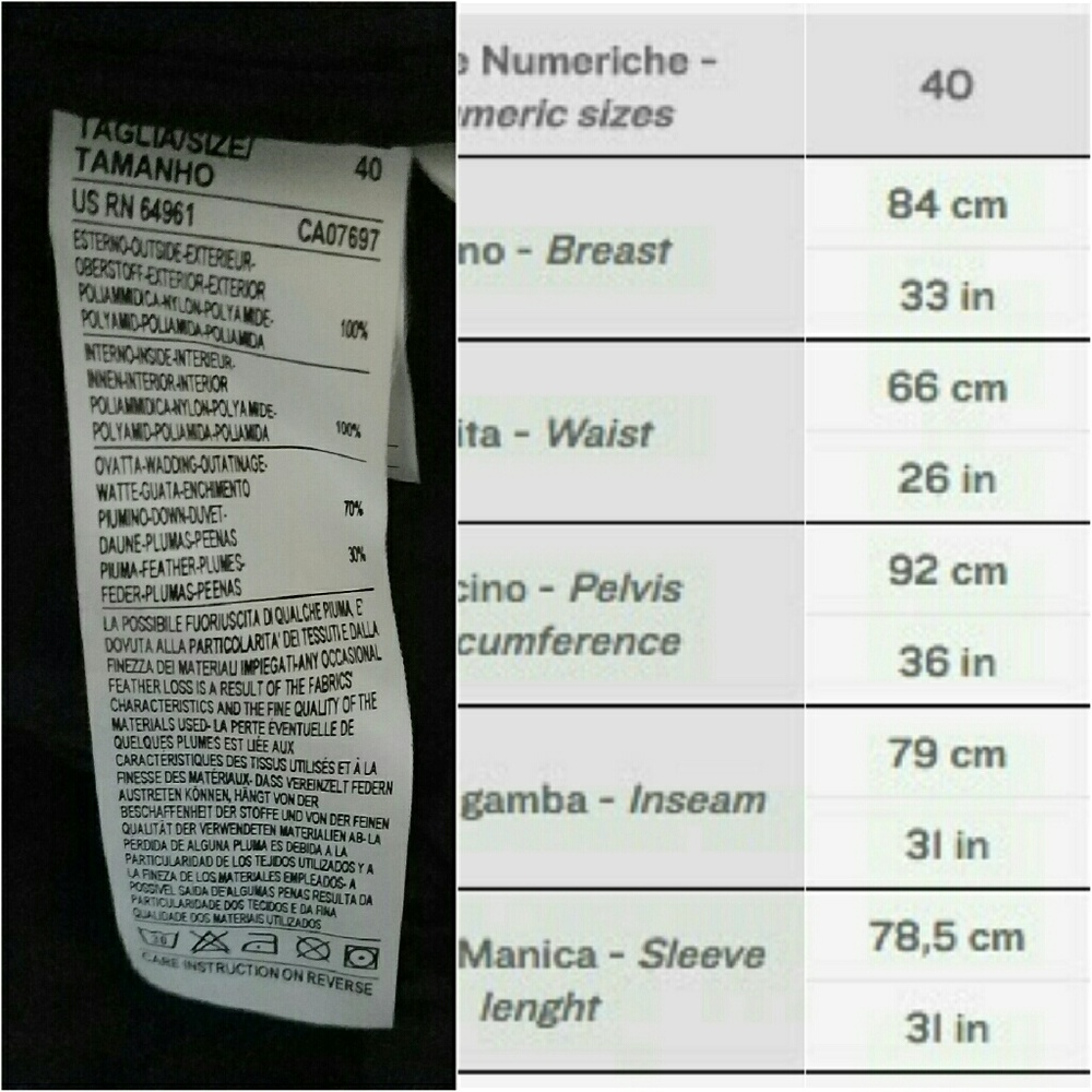 Sisley down coat - Picture 4 of 4