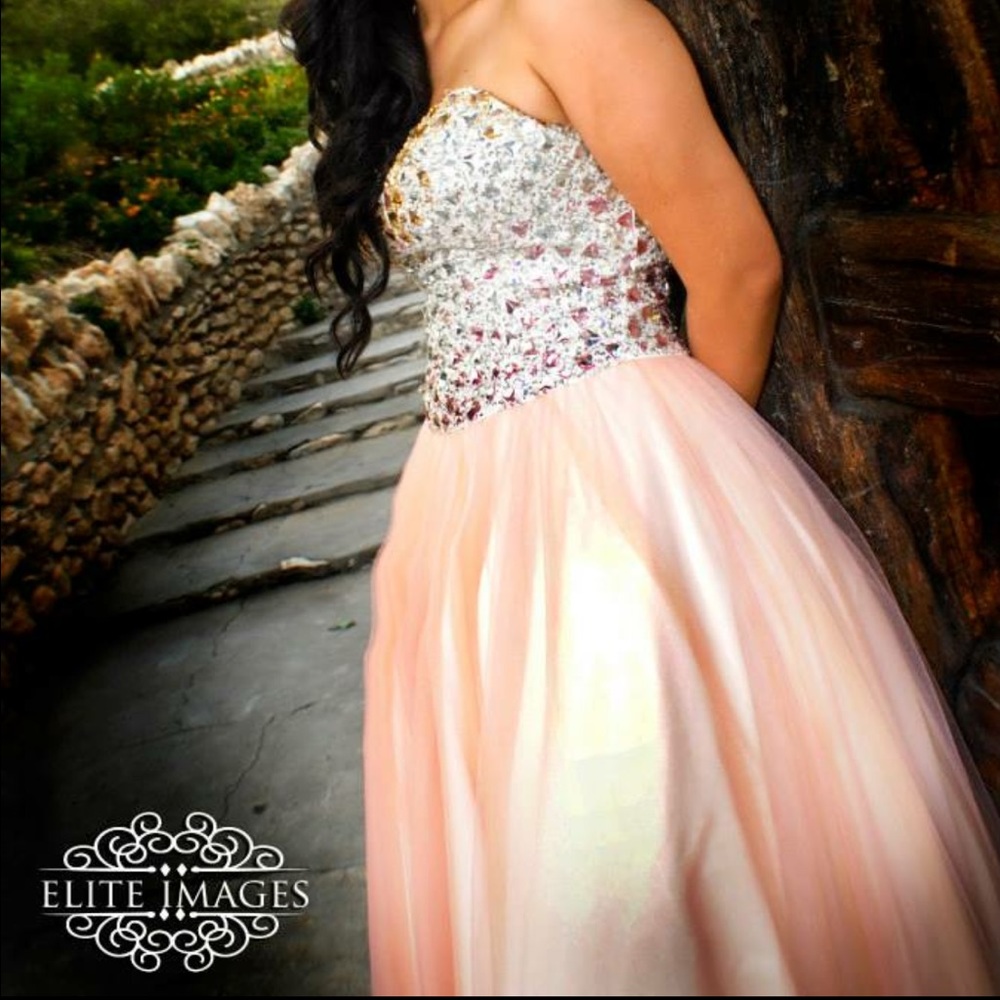 Gorgeous full ball gown prom dress