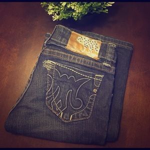 MEK woman's boot cut jeans