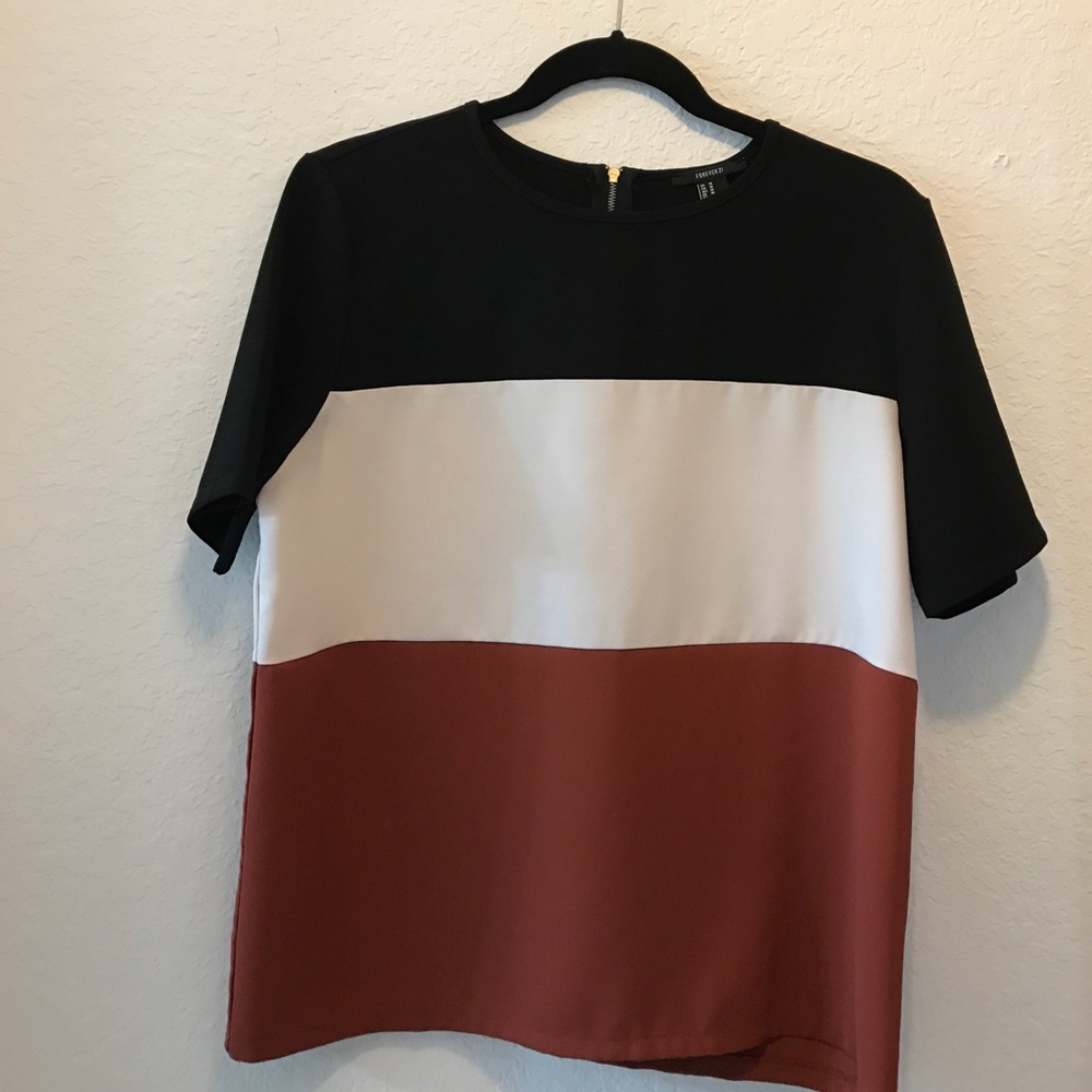 Forever 21 Striped Blouse