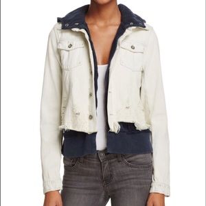 Free People Distressed Denim Jacket