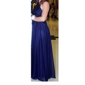 Blue Prom Dress