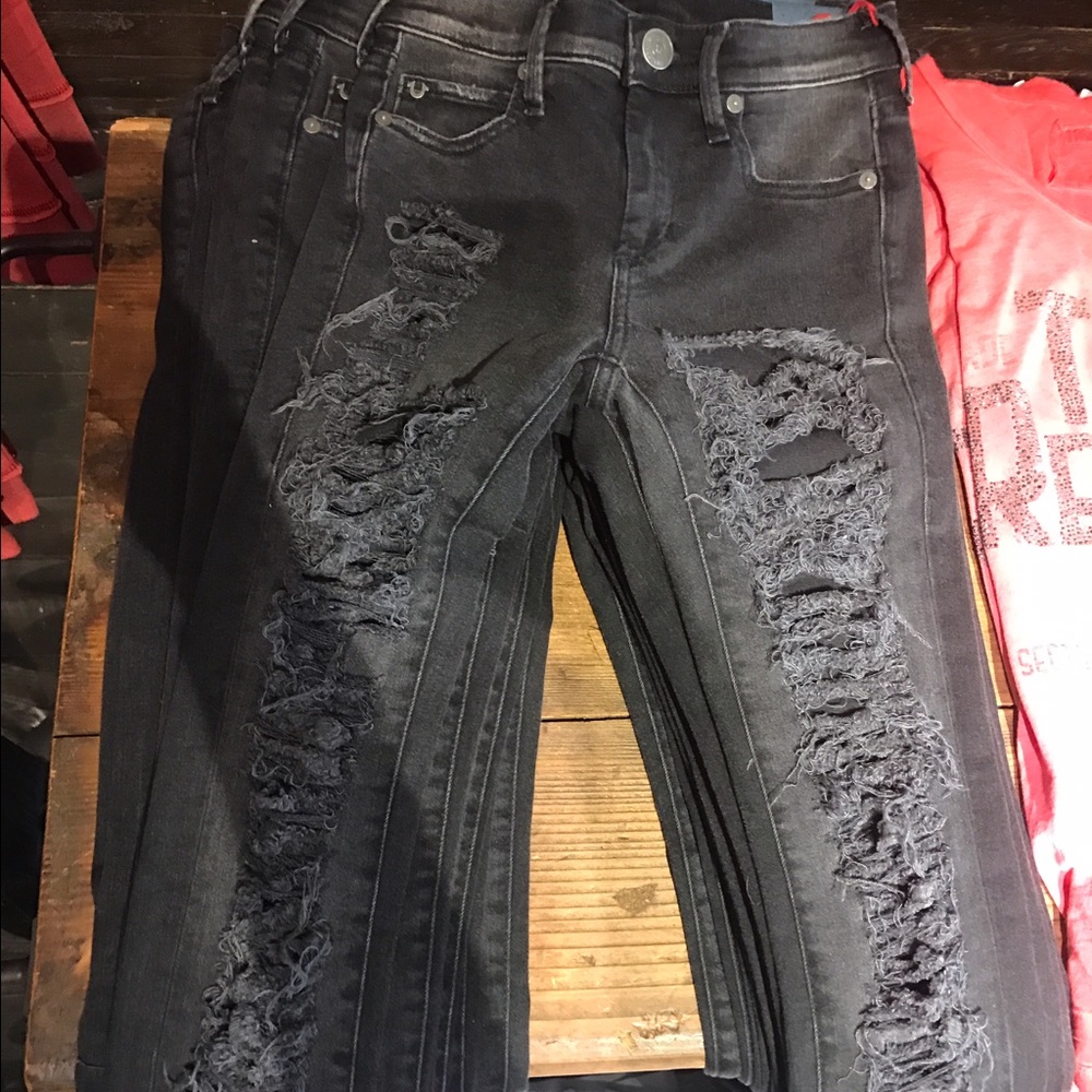 True Religion Distressed Jeans