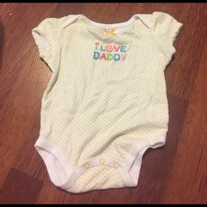 I Love Daddy Body Suit With Dots