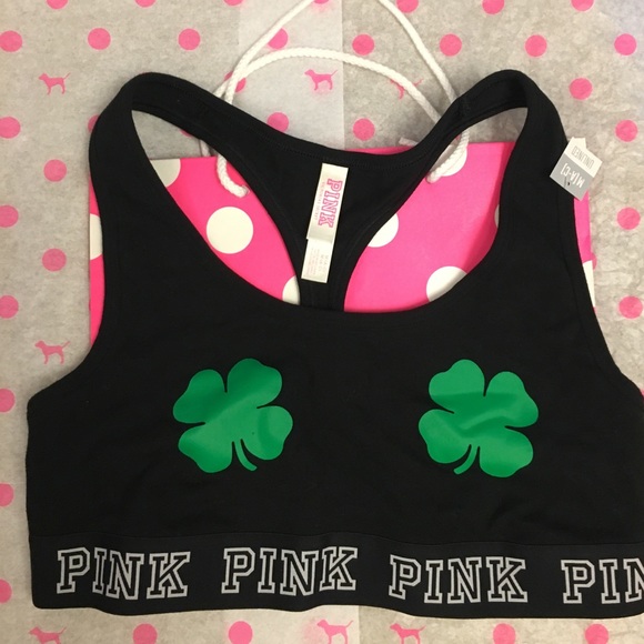 PINK Victoria's Secret Tops - 💙NWT VS PINK St. Patrick's day bra💙