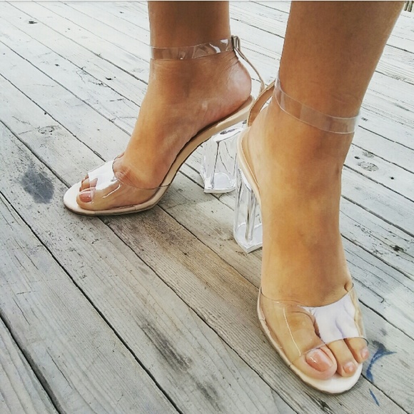 Shoes - //The Luna// Clear perspex heel