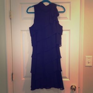 WHBM Black Sleeveless Dress