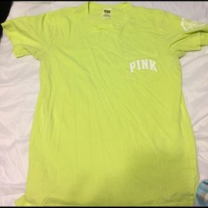 VS pink short sleeve campus tee