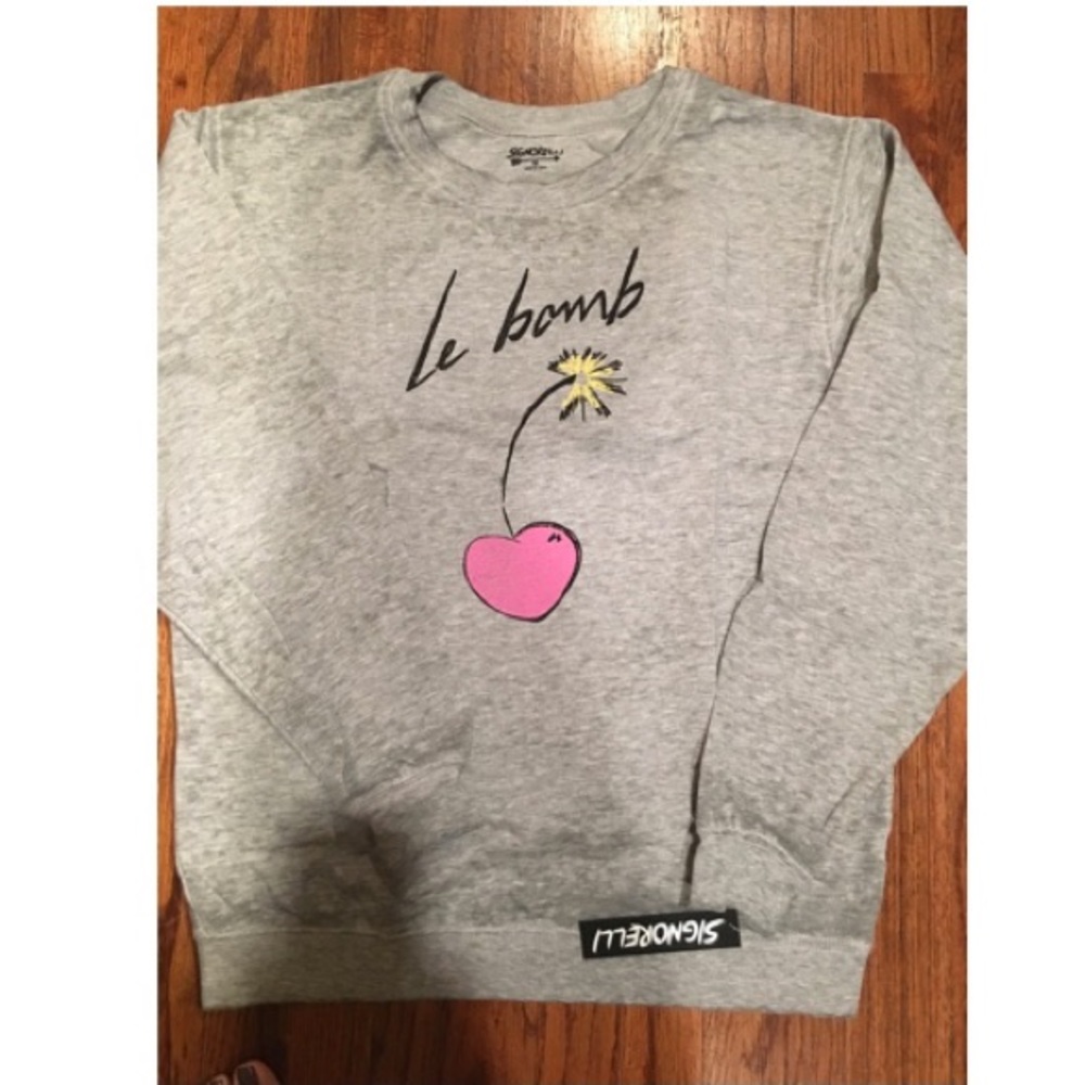LE Bomb sweatshirt grey