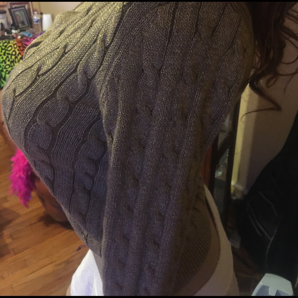 Lauren Ralph Lauren gold sweater - Picture 4 of 5