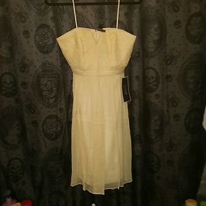 J. Crew Creme Strapless Dress Salee!!!