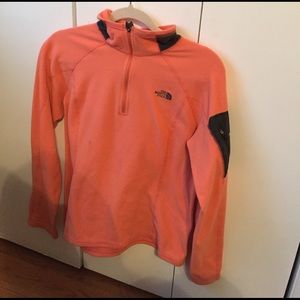 North face fleece, peach, XS,