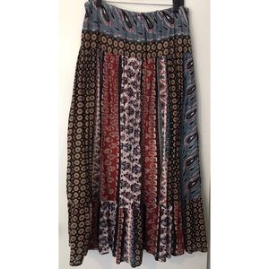 Tribal/Aztec Maxi Skirt
