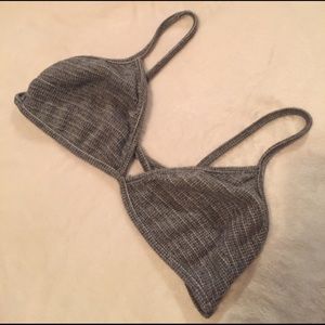 Brandy Melville Gray Bralette