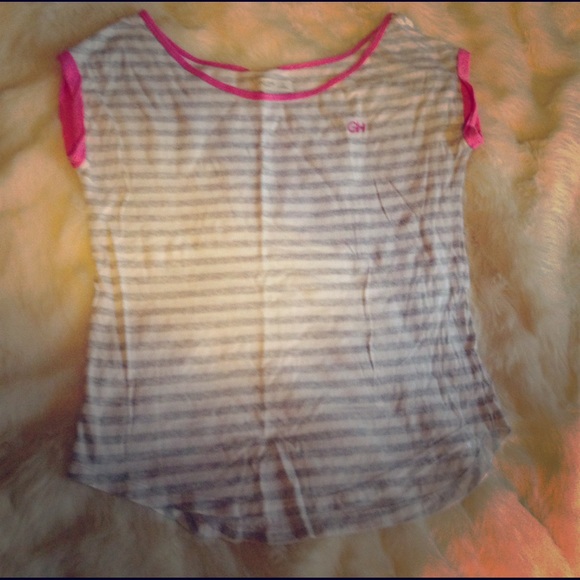 Gilly Hicks striped slouchy tee - Picture 4 of 6