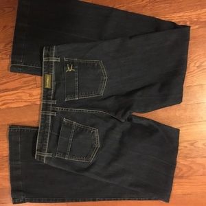 Women's dark wash jeans