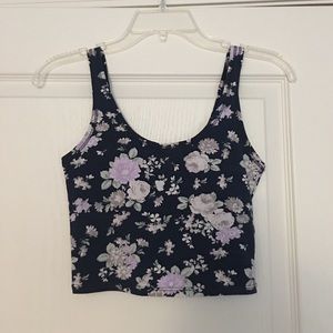 Floral crop top