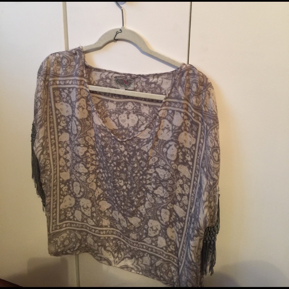 Hippie shirt, worn, size M (fits like a small)