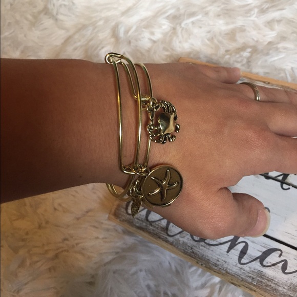 Starfish Charm Bangle - Picture 2 of 2