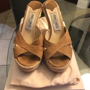 Authentic Jimmy Choo wedges