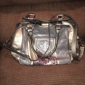 Grey Miss Me purse