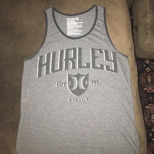 Men's Gray Hurley Tank
