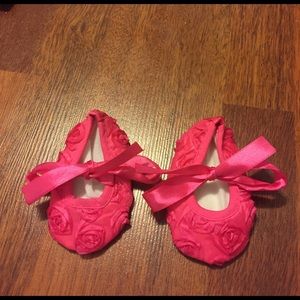 Cute Shoes Sith Flower Print