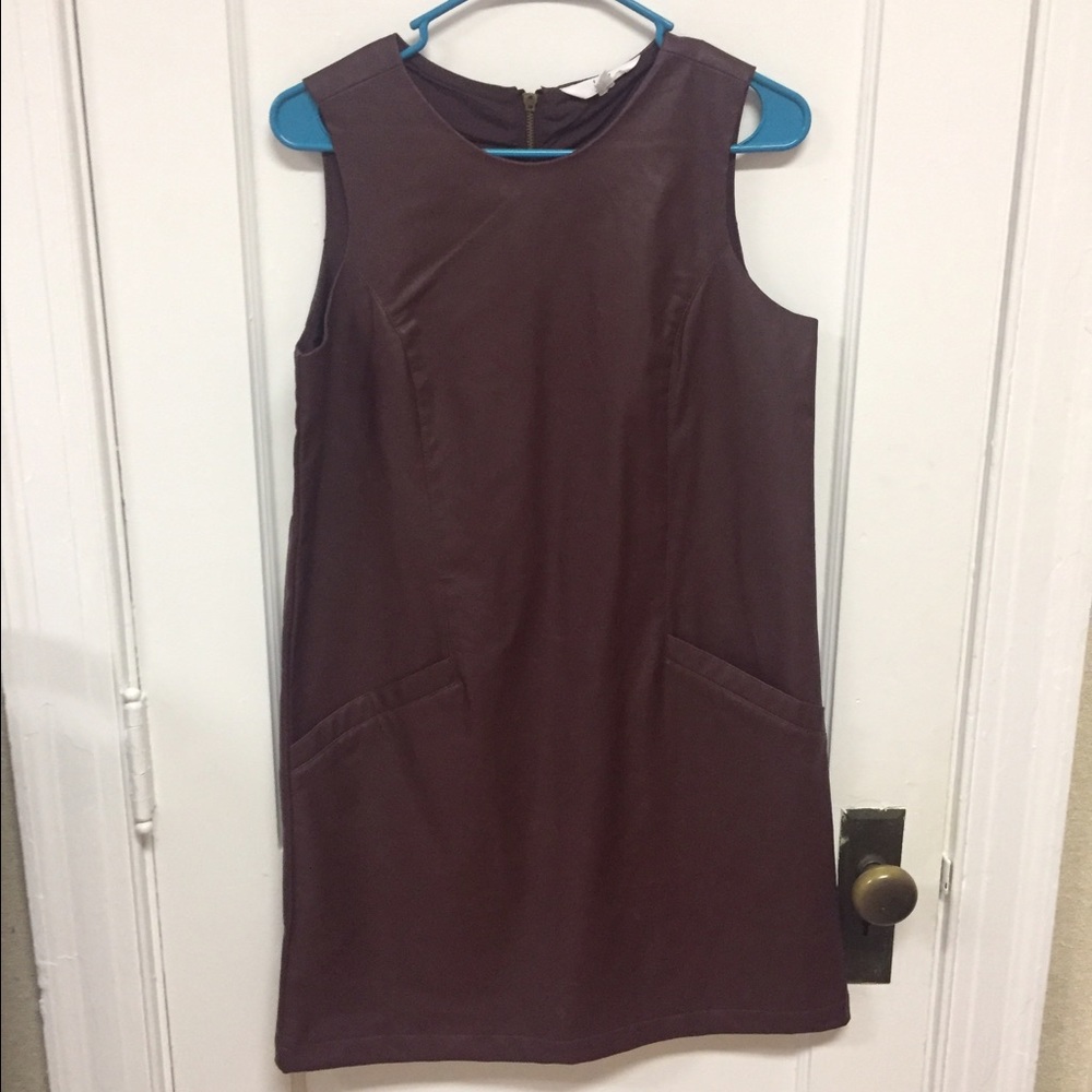 BRAND NEW jack by BB Dakota shift leather dress