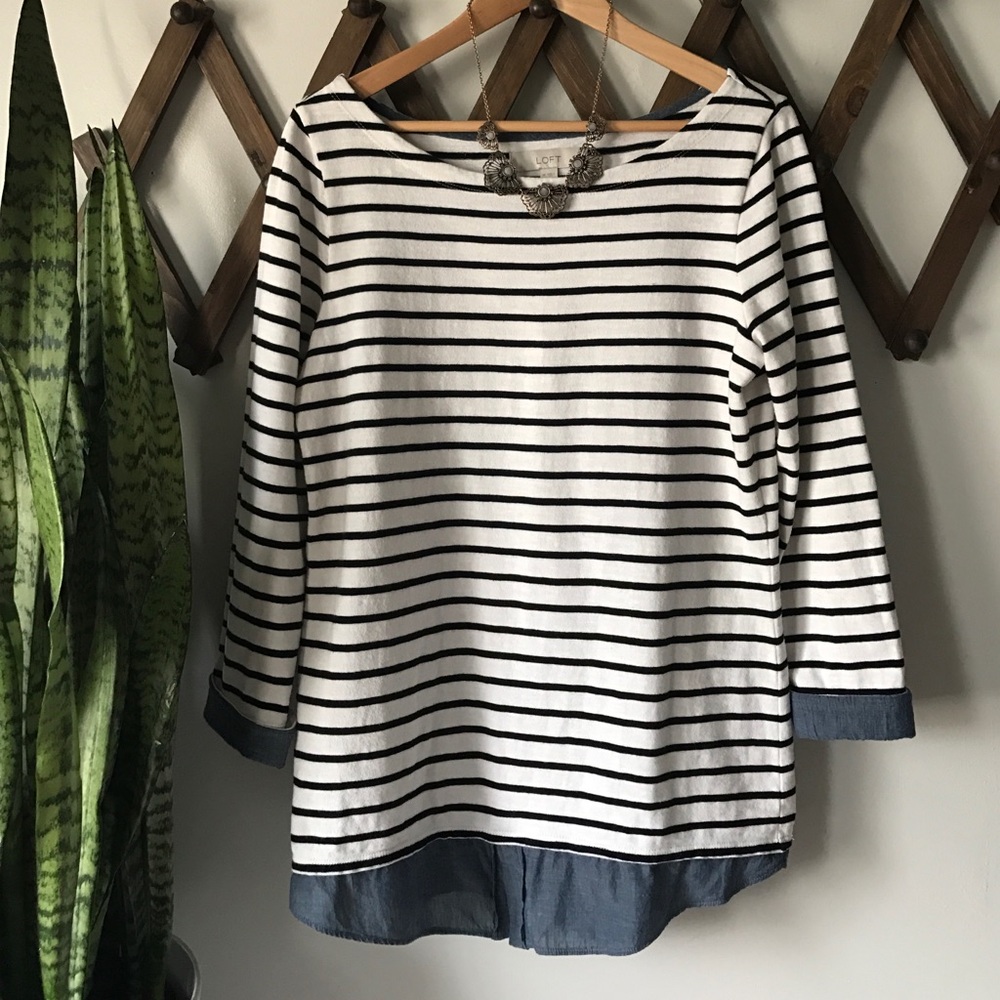 LOFT Two in One Striped top