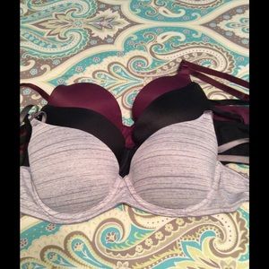 Bundle of 3 Victoria's Secret PINK bras