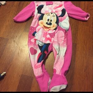Disney Minnie Mouse Footies Pjs