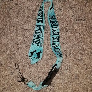 Pink lanyard